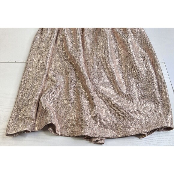 Tullabee Gold Sparkle Dress Girl's Size 3T Holiday Party Wedding Formal - Picture 3 of 9